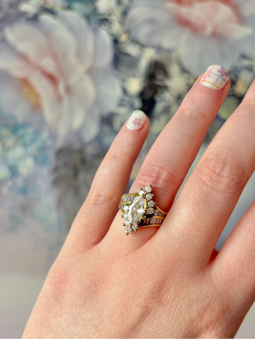 Marquise Costume Ring